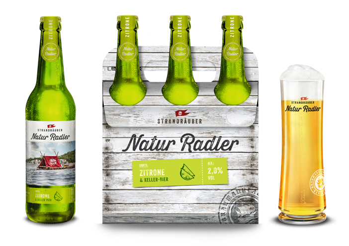 Strandraeuber naturradler packaging
